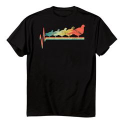 bird doves pidgeon heartbeat gift vintage shirt