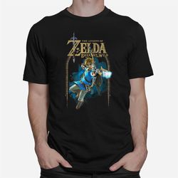 zelda breath of the wild link arch shot logo graphict shirtt shirt