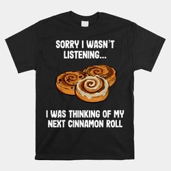 funny cinnamon rolls foodie shirt