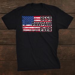 best pawpaw ever american flag shirt