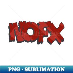 NOFX Best Premium - Retro PNG Sublimation Digital Download - Vibrant and Eye-Catching Typography