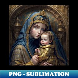 Madonna and Child - Sublimation-Ready PNG File - Create with Confidence