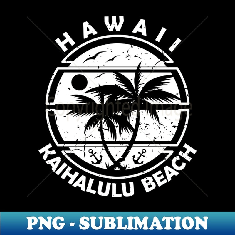 WR-34881_Kaihalulu Beach Hawaii Tropical Palm Trees Ship Anchor - Summer 2850.jpg