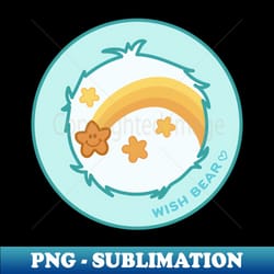 wish caring bear badge - premium sublimation digital download - defying the norms