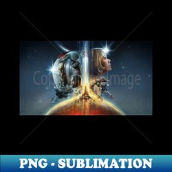 Starfield - Unique Sublimation PNG Download - Enhance Your Apparel with Stunning Detail