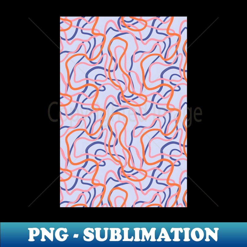 Abstract Pattern Curvy Abstract curvy lines pattern in pale blue - Aesthetic Sublim | Inspire ...