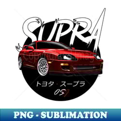 jdm a80 red black sun edition - exclusive png sublimation download - stunning sublimation graphics