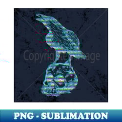 skull and crow - vintage sublimation png download - unlock vibrant sublimation designs