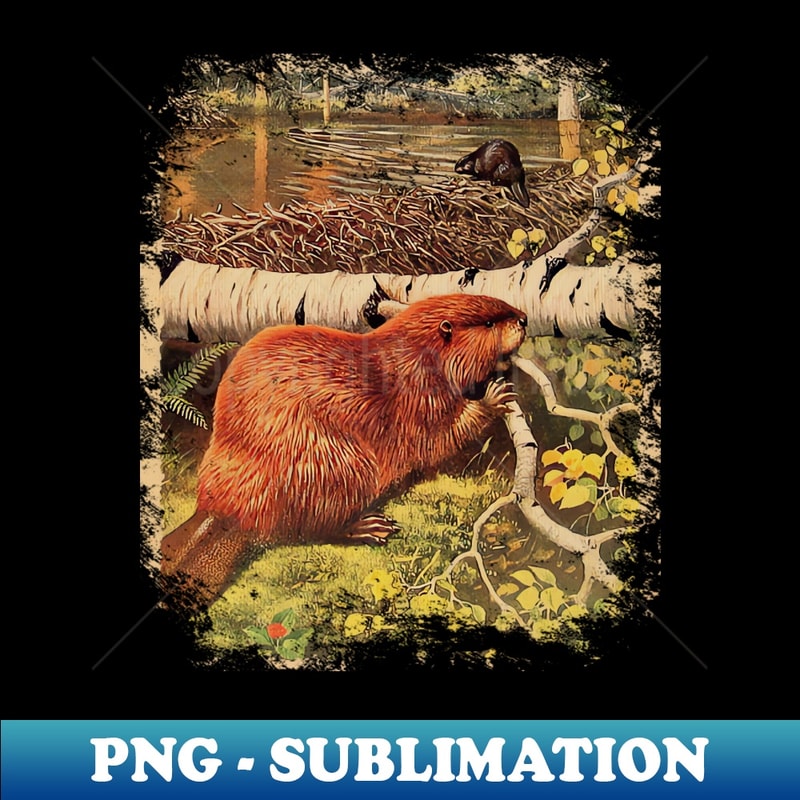 RI-50448_Log Lovers Beavers Floral Forest Friends Tee 4272.jpg