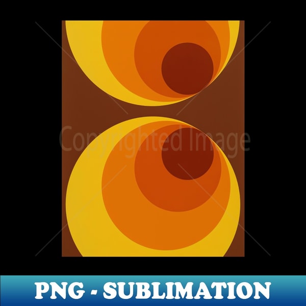 Orange Code Sublimation Orange Pattern - 70s - Exclusive Sublimation Digital File - | Inspire ...