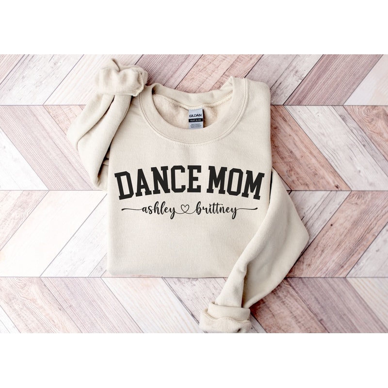 Custom Dance Mom Sweatshirt, Dance Mom Sweatshirt, Dance Mom Gift, Dance Mama Sweatshirt, Dance Team Mom, Dancer Mom, Custom Mom Sweatshirt.jpg