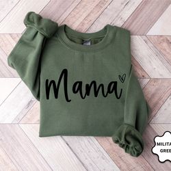 cute mama sweatshirt, mothers day gift, grandma sweatshirt, nana shirt, gift for mother, mama crewne