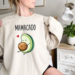 mamacado sweatshirt and hoodie, baby announcement shirt, new mom gift, pregnancy reveal shirt, mater