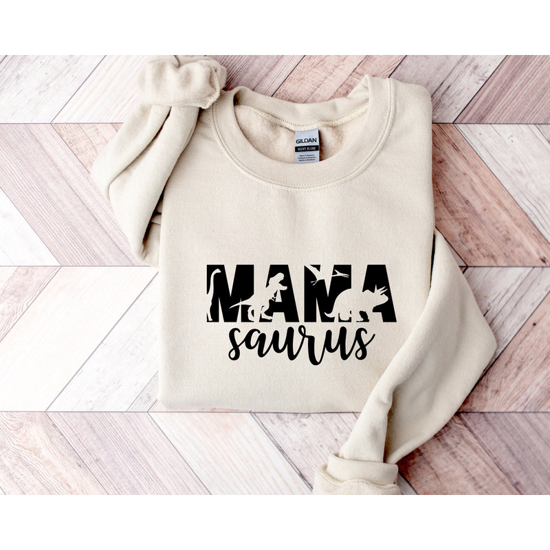 Mama Saurus Sweatshirt, Mama Dinosaur, Mom Life Sweatshirt, Mother's Day Sweatshirt, Funny Mother's Day Gift, Mom Of Boys, Gift for Mom.jpg
