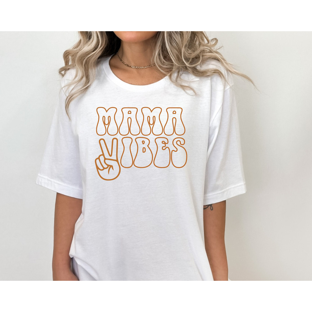Mama Vibes Is The Best Life Tee for New Moms Birthday gift for Mom Life Shirt Mother's Day Gift Mom Tee With Cute Graphic New Mom Shirt.jpg