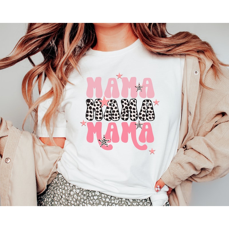 Leopard Print Mama Shirt, Cheetah Mama Shirt for Mother's Day, Gifts for Mom, Cute Mama Gift for Mothers Day, Mama T Shirt.jpg
