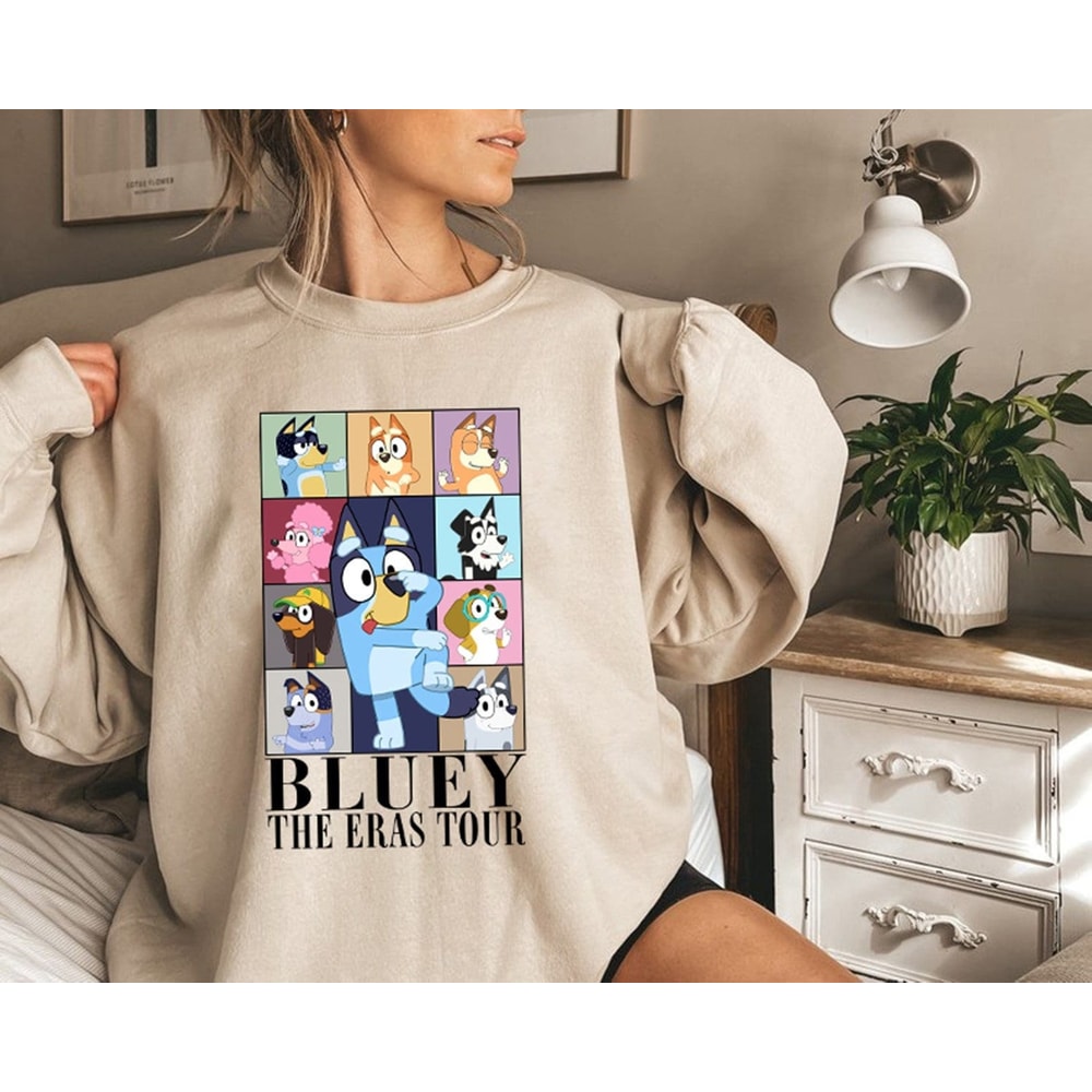 Bluey Eras Tour Shirt Bluey Family Shirt Bluey Cartoon Shirt Bluey Birthday Party Shirt Bluey Heeler Shirt Eras Tour Bluey 1.jpg