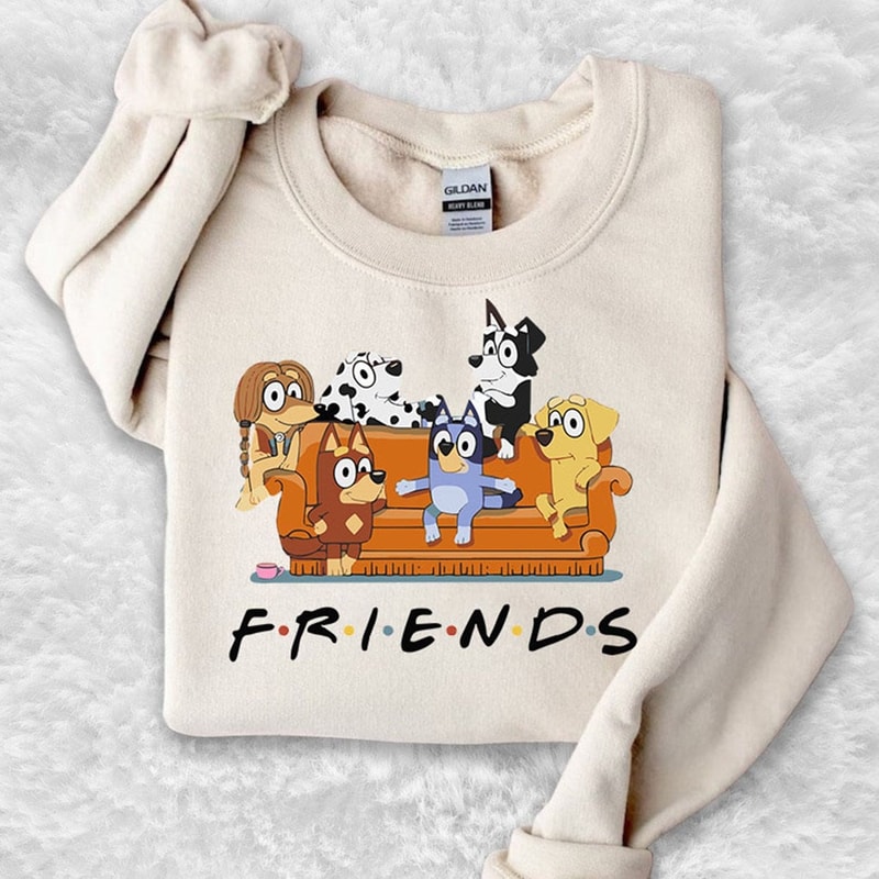 Bluey Friends Shirt, Bluey Friends Shirt, Bluey Friends Shirt, Friends of Bluey Shirt, Bluey Shirt Kids, Custom Bluey Family Birthday Shirt.jpg