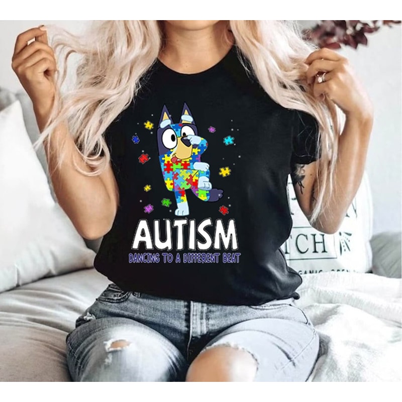Bluey Autism Shirt Bluey Bingo Autism Shirt Bluey Autism Kids Shirt Bluey Family Custom Shirts Bluey Costume Bluey Family Shirts.jpg