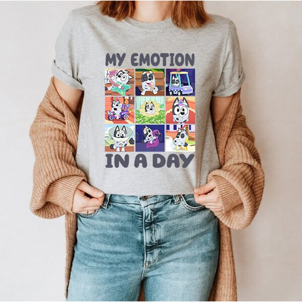 My Emotions In A Day Shirt, Bluey Muffin Tshirt, Muffin Shirt, Funny Muffin Shirt, Muffin Kids Tee, Muffin Toddler Shirt, Muffin Sweatshirt.jpg