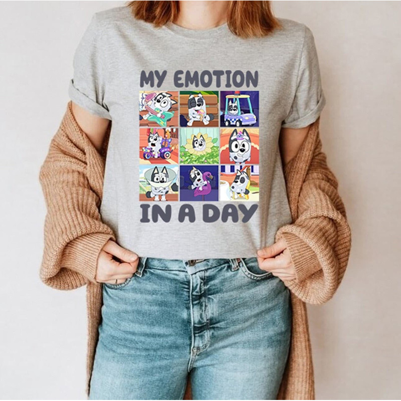 My Emotions In A Day Shirt, Bluey Muffin Tshirt, Muffin Shirt, Funny Muffin Shirt, Muffin Kids Tee, Muffin Toddler Shirt, Muffin Sweatshirt.jpg