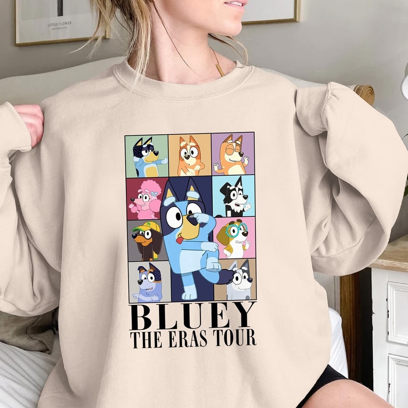 Bluey Eras Tour Shirt Bluey Family Shirt Bluey Cartoon Shirt Bluey Birthday Party Shirt Bluey Heeler Shirt Eras Tour Bluey.jpg