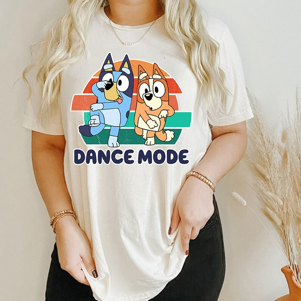 Bluey Dance Mode Shirt, Bluey And Bingo Shirt, Cute Bluey Shirt 2023, Bluey Family Shirt, Bingo Shirt, Bandit Shirt, Bluey Toddler Shirt.jpg
