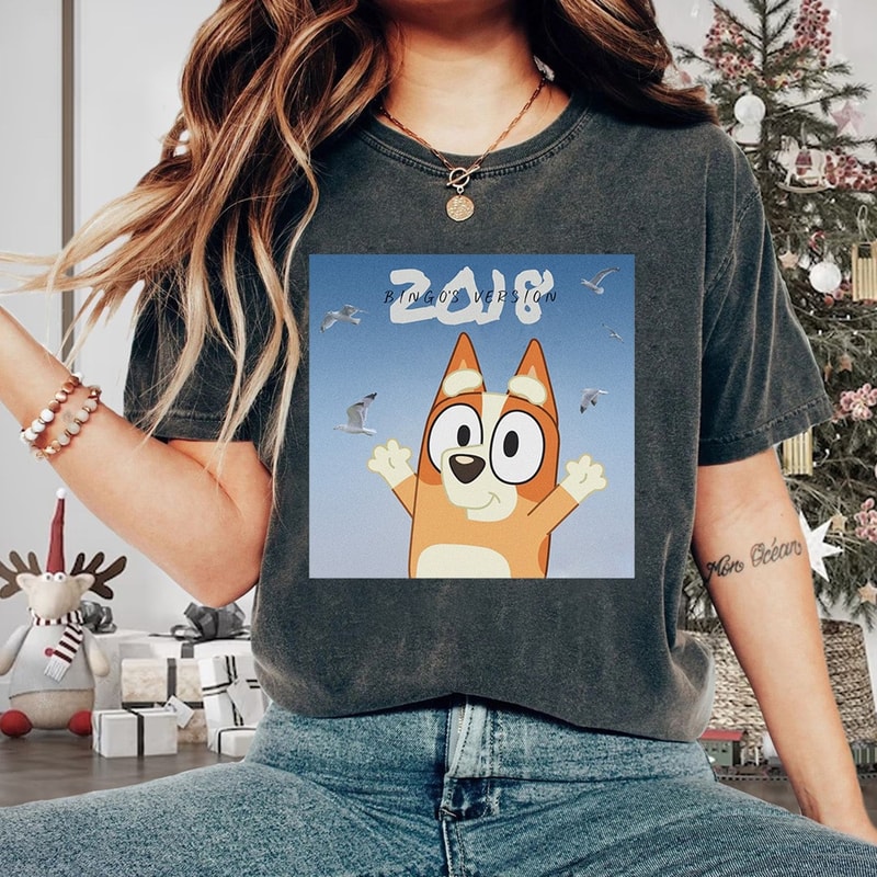 Bluey Birthday Shirt, Personalized Bluey Shirt, Custom Bluey Family Shirts, Bluey Birthday Party Shirt, Bluey Toddler Shirt, Muffin Heeler.jpg