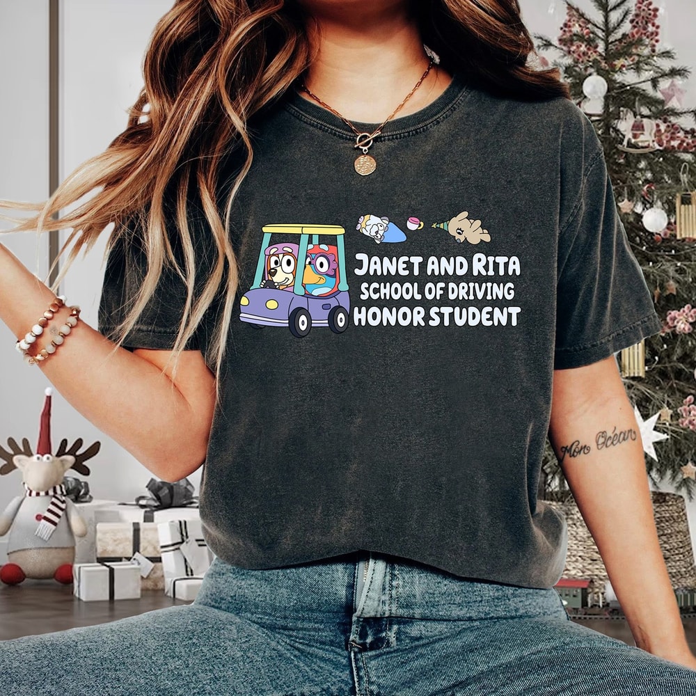 Bluey Here Come The Grannies Shirt Bluey And Bingo Grannies Shirt Bluey Janet Shirt Bluey Shirt Bluey Rita Shirt Blue Dog Shirt.jpg