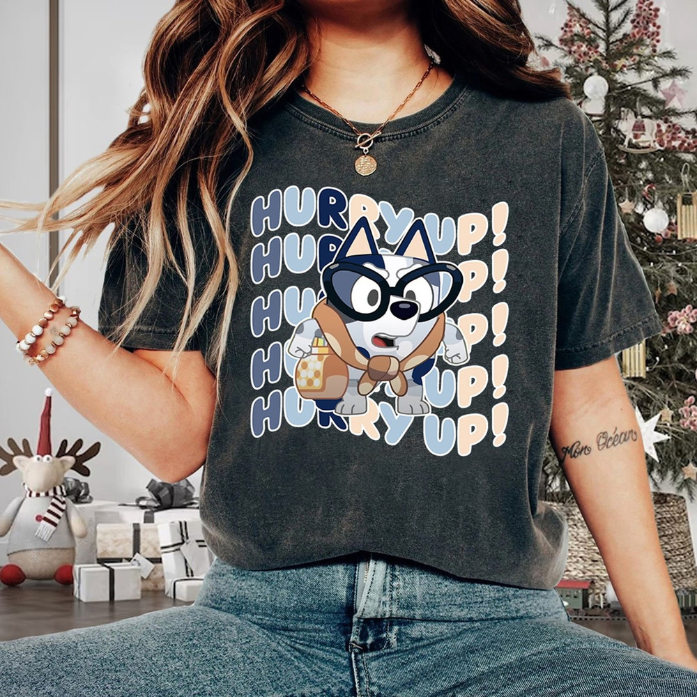 Bluey Muffin Heeler Hurry Up Shirt  Muffin Heeler Shirt  Bluey Bingo Shirt  Bluey Family Birthday Shirt  Funny Muffin Shirt  Muffin Tee.jpg