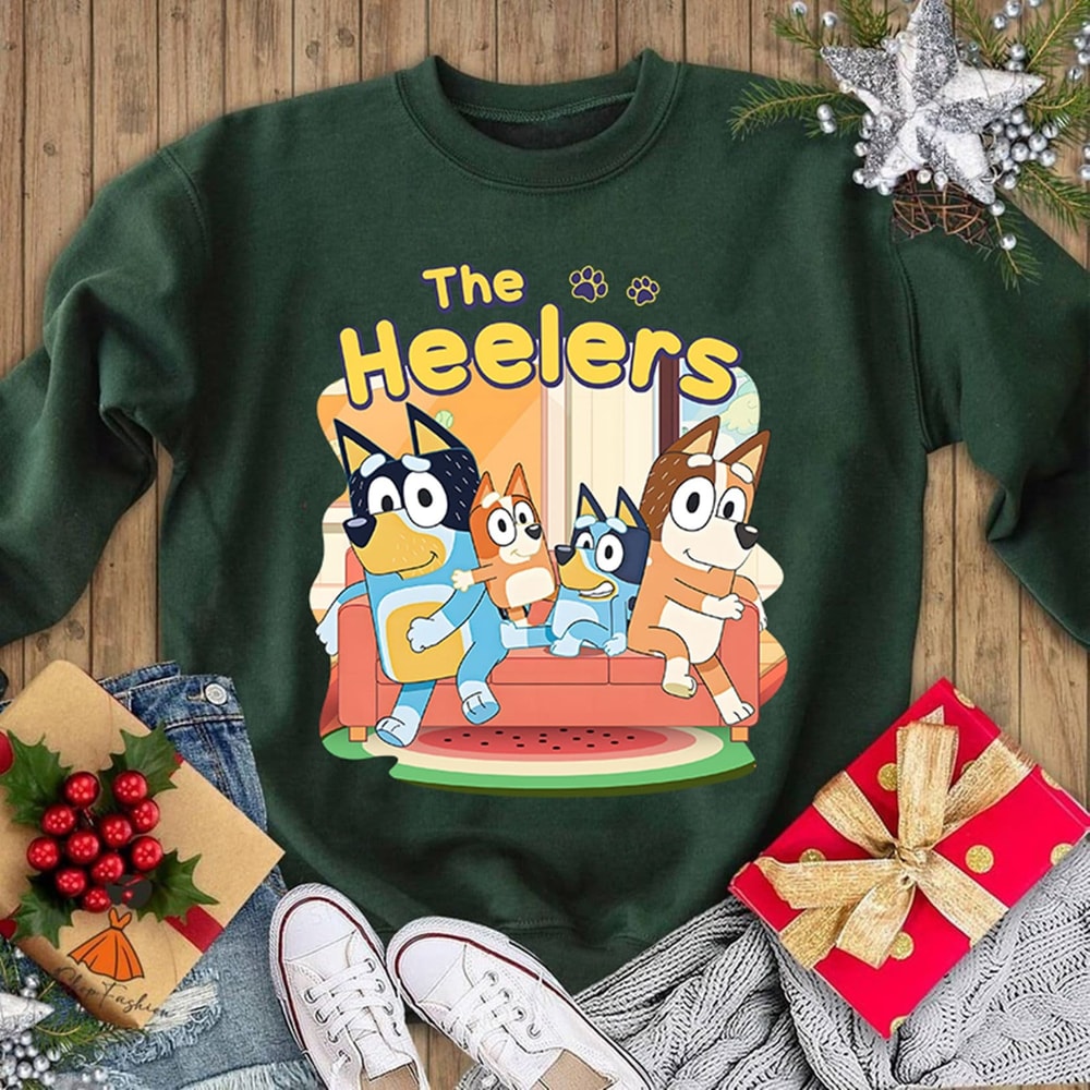 Bluey The Heelers Shirt Bluey Friends Shirt Bluey Shirt Kids Custom Bluey Family Birthday Shirt Bluey Birthday Shirt Bluey Show Shirt.jpg