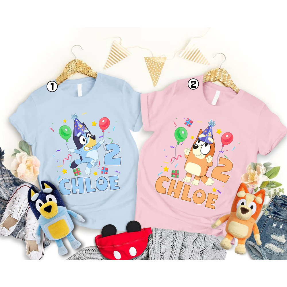 Bluey It's My Birthday Shirt, Bluey Custom Birthday Shirt, Bluey Cartoon Shirt, Bluey Birthday Shirt, Heeler Family Tee, Bluey Toddler Shirt.jpg
