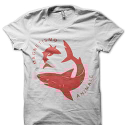 gucci shark white t-shirt