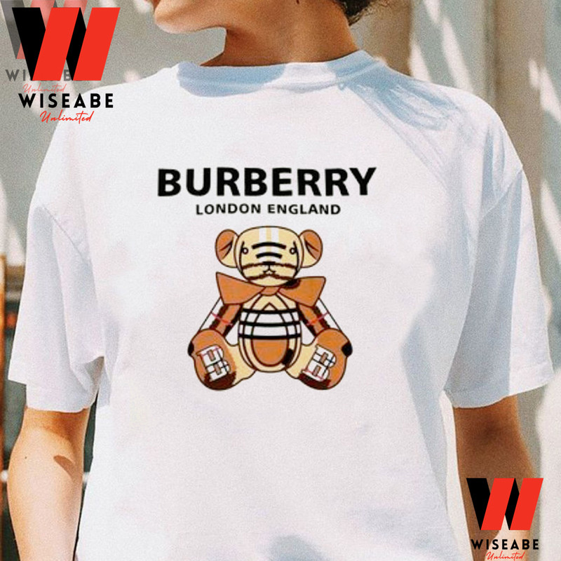 Cheap Burberry Teddy Bear T Shirt, Burberry Inspired Shirt, Cheap Gifts For Dad - Wiseabe Apparels.jpg
