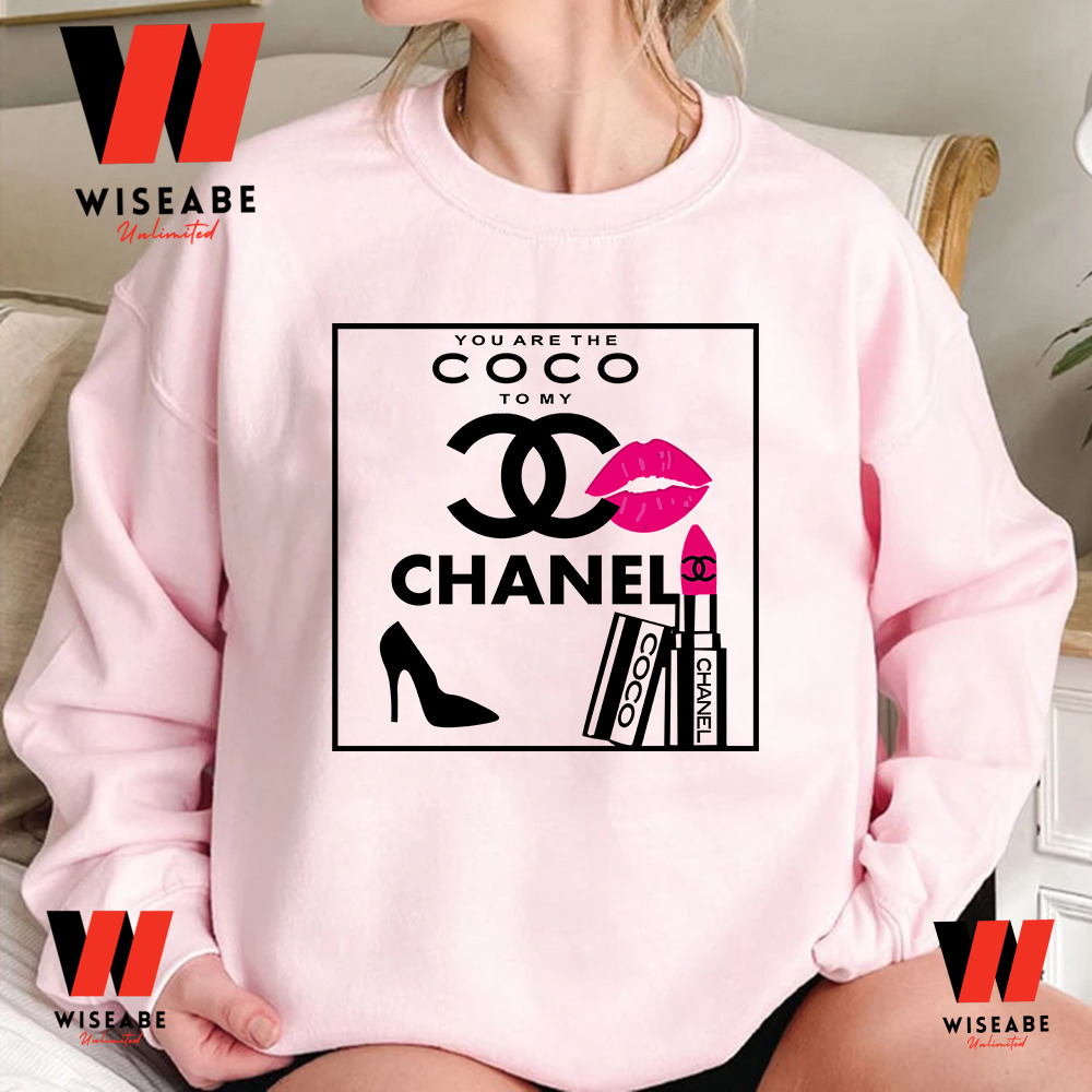 Cheap Lipstick And Heels Coco Chanel Inspired T Shirt, Birthday Gift For Your Mom - Wiseabe Apparels.jpg