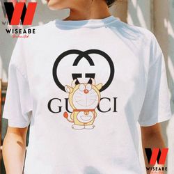 gucci doraemon t shirt, gucci t shirt women, gucci logo shirt