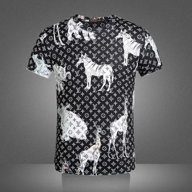 Louis Vuitton Animal Black T Shirt Outfit Luxury Fashion.png