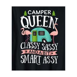 camper queen classsy sassy smart assy svg, camping svg, camper girl svg, camper queen svg, classy camper svg, sassy camp