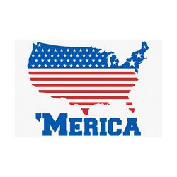 merica american flag map svg, independence svg, merica svg, american flag map, usa flag map svg, 4th of july svg, indepe