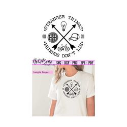 stranger things friends dont lie logo svg, trending svg, quotes svg, friends svg, friends dont lie svg, friendship svg,