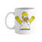 Homer The Simpsons Comedy TV Show American Woohoo - Novelty Cute Funny Anniversary Birthday Present, 11 - 15 Oz White Coffee Tea Mug Cup.jpg