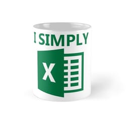 i simply excel great gift for spreadsheet lover worker idea for coworker, accounting, boss, friend