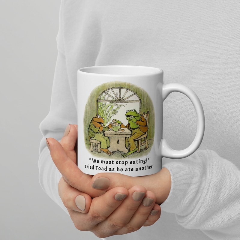 Frog Mug Toad Mug Frog and Toad best Friends Frog Gift for Friends Mug for Friends FairycoreGoblincore Mug Cottagecore Mug Garden Mug 1.jpg