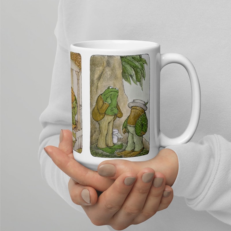 Frog Mug Toad Mug Frog and Toad best Friends Frog Gift for Friends Mug for Friends FairycoreGoblincore Mug Cottagecore Mug Garden Mug 2.jpg