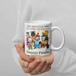 gangsta s paradise mug vintage storybook kittens friendship mug mug for friend friendship day gift coolio rap mug cat mu
