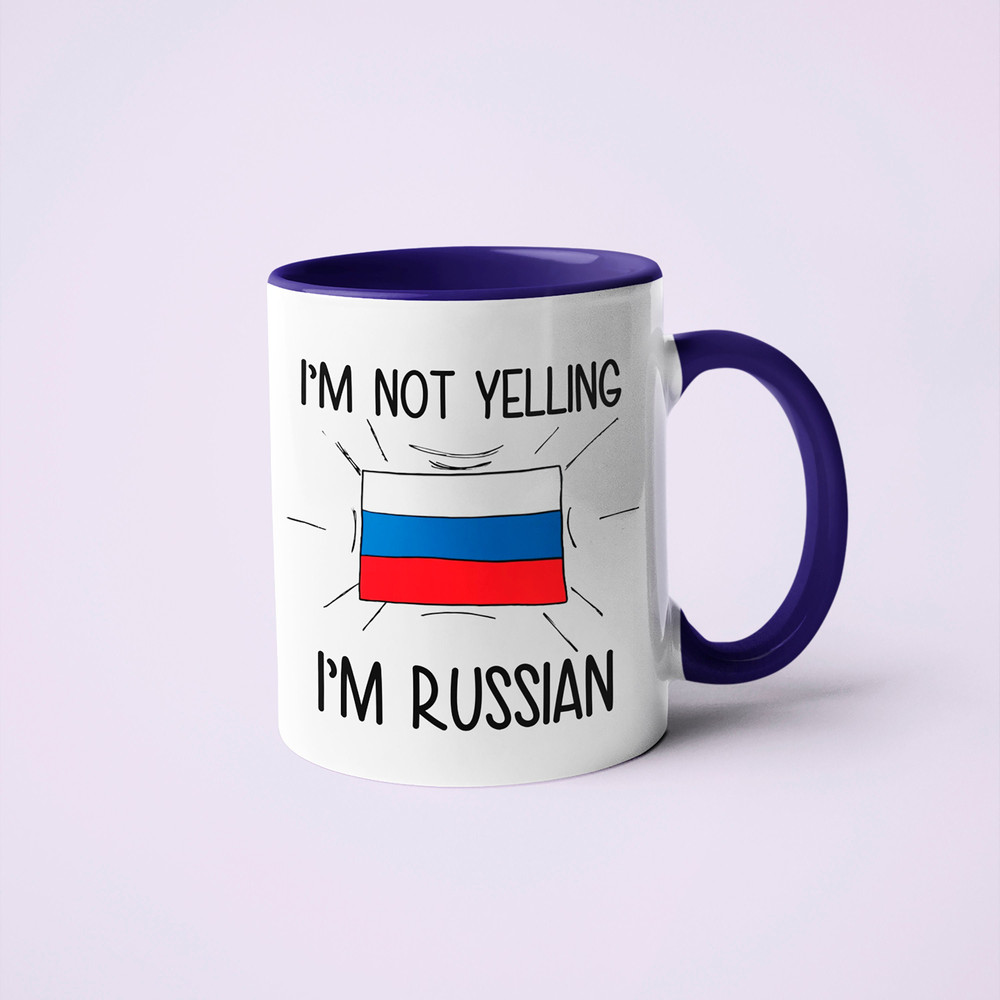 I'm Not Yelling I'm Russian Mug, Russian Gift Idea, Gift For Russian, Russian Mom Gift, Russian Dad Gift, Russian Husband Gift.jpg