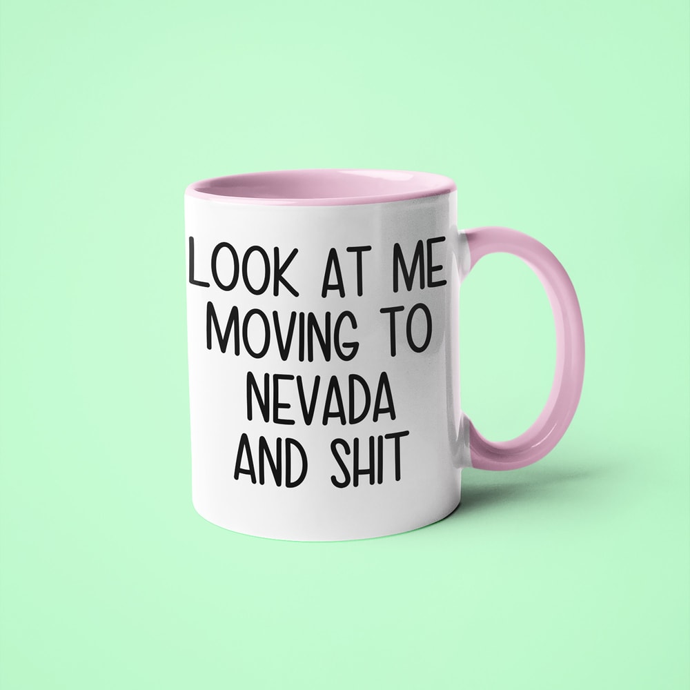 Moving To Nevada Mug, Funny Nevada Gift, Moving Away Gift, Long Distance Mug, Friend Moving Gift, Going Away Gift, Nevada Gift Idea.jpg