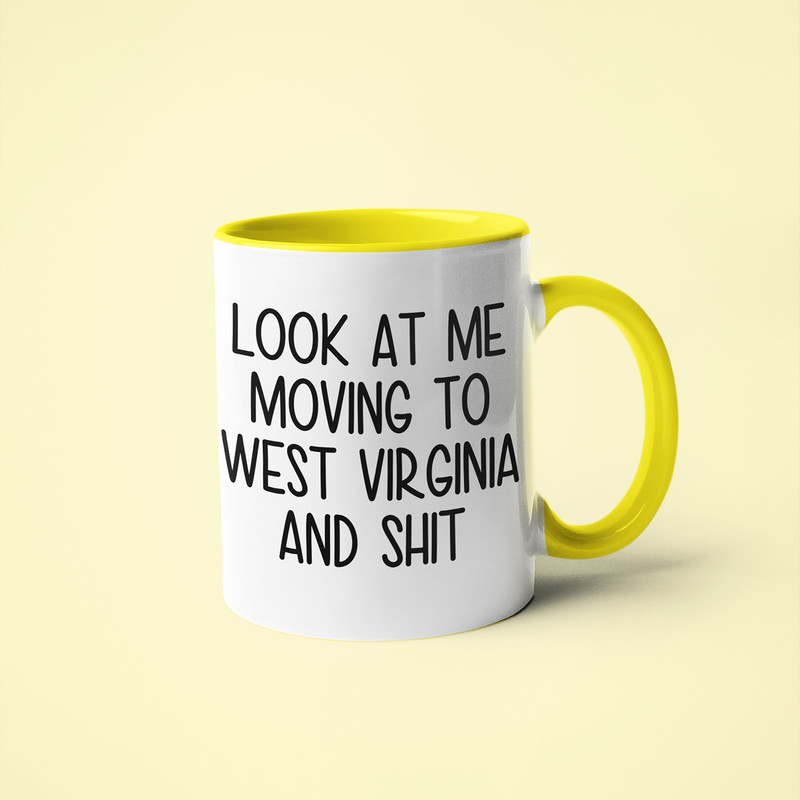 Moving To West Virginia Mug, Funny West Virginia Gift, Moving Away Gift, Long Distance Mug, Friend Moving Gift, Going Away Gift.jpg