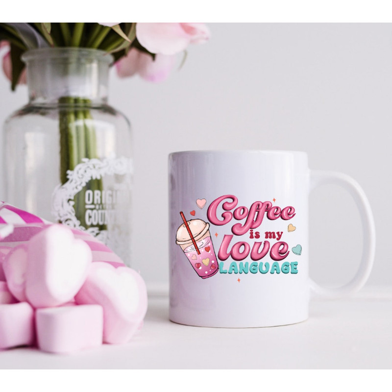Coffee Is My Love Language Coffee Mug, Valentines Gift For Her, Mom Gift, Coffee Lover Gift - Bluefink.jpg
