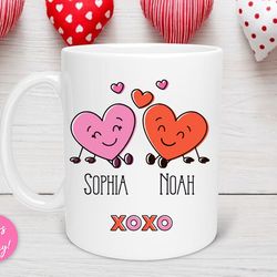 custom names xoxo mug, xoxo mug, valentine s day gift, valentine s day mug, valentines gift, gift for her, anniversary g